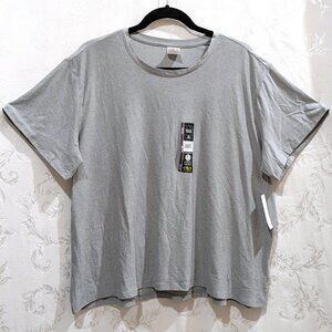 Soft Athletic Tee Shirt XXL Crew Neck Relaxed Stretch Yoga Exercize Athleisure